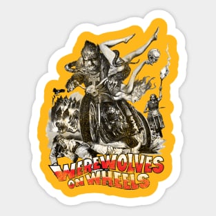 Werewolves on Wheels Sticker